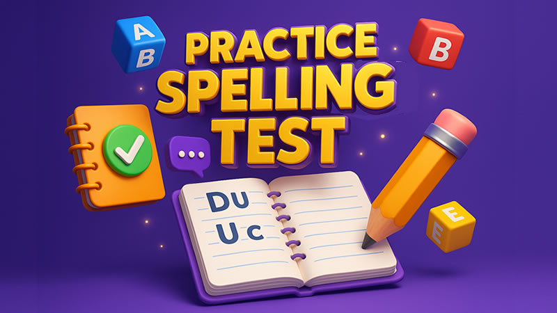 Practice Spelling Test